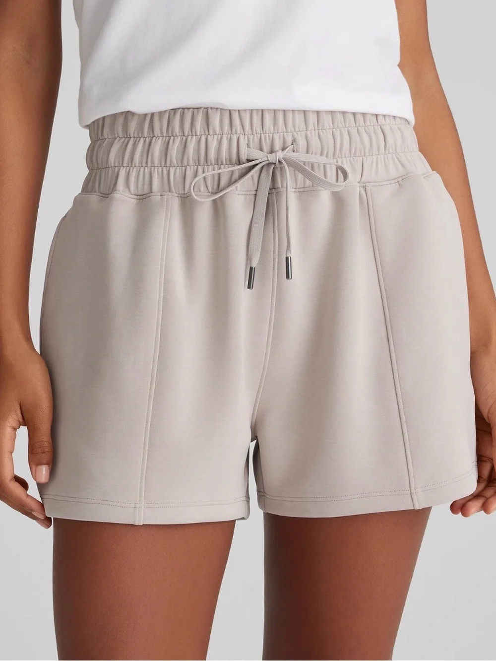NWT Tommy John Women's Luxe Traveler Knit Short ashes of roses Sz S